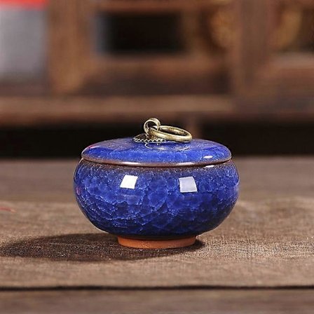 Keraaminen tuhkauurna suljettu tuhkaus hautaus tuhka muistoesine pienet eläimet lemmikki koira kissa muistomerkki sopii kotiin takat hautajaiset 