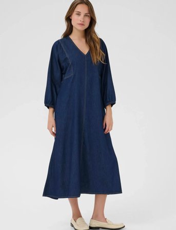 Culture Cuhilka Arpa Dress - Blue - M