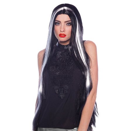 Hekseparykk Svart og Grå