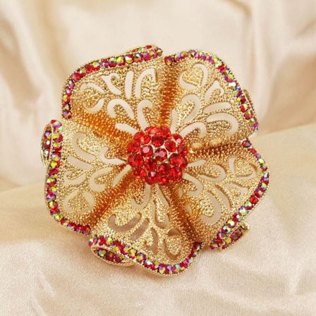 Öppna Ring Stor Blomsterring 7 7