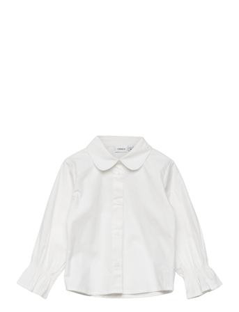 Nmfbesally Ls Shirt Bluse Tunika Hvit Name It
