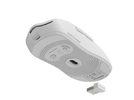 GENESIS Gaming Maus ZIRCON 500 kabellos weiß