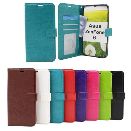 Crazy Horse Wallet Asus Zenfone 6 (zs630kl) Brun