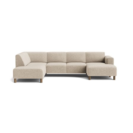 Toledo U-sofa, højrevendt - Anthology Beige - 302x205x78 - Sofa, u-sofa