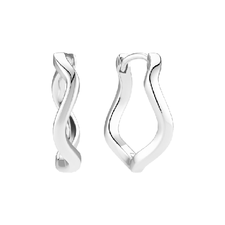 Sif Jakobs Jewellery Ellera Waves Grande Earrings Örhängen Dam Silver LARGE