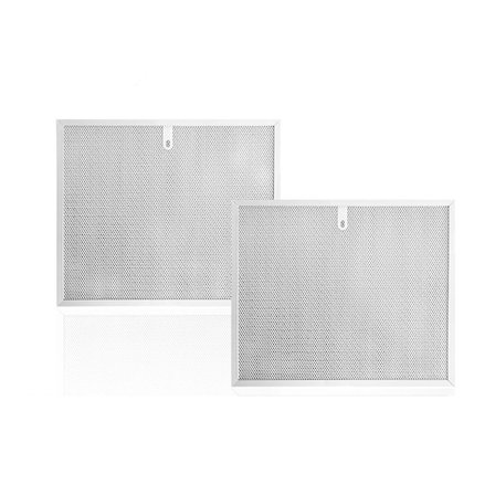 2-pakke emhættefiltre, kompatible med Broan BPS1FA36, 438x298mm