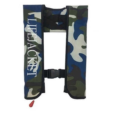 JH-CQJSY-01 Manuel Version Bærbar Oppustelig Redningsvest Voksen 300D Nylon 150N Høj Opdrift VestB