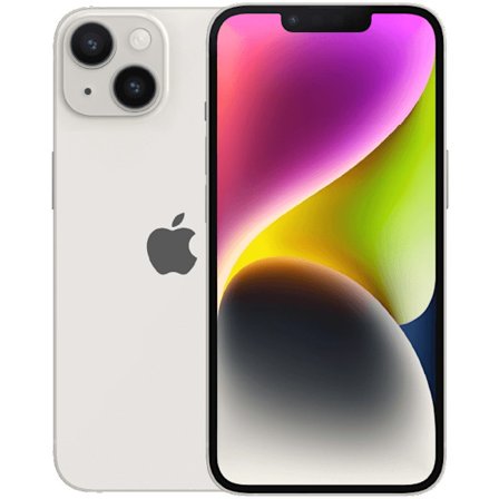 Apple iPhone 14 Starlight 256 GB Klass A Nytt batteri (refurbished)