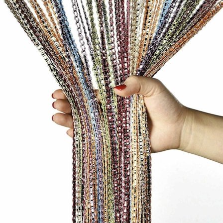 String-ovi-verho huoneenjakaja tupsu seinä- ja ikkunakoristeluun - WELLNGS