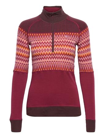 Silja H/Z Base Layer Tops Rød Kari Traa*Betinget Tilbud