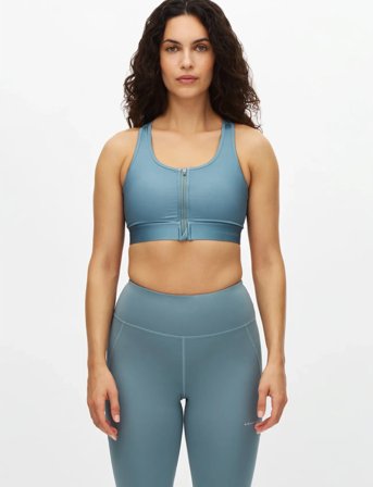 Röhnisch Essential Zip Sportsbra - Blue - XS