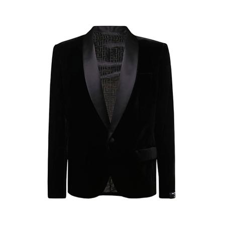 Balmain Blazer Sort, Herre Jakkesæt Blazer