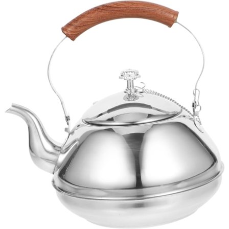 Tesil i rustfritt stål, moderne design, stor kapasitet for hjemmet og te-rom