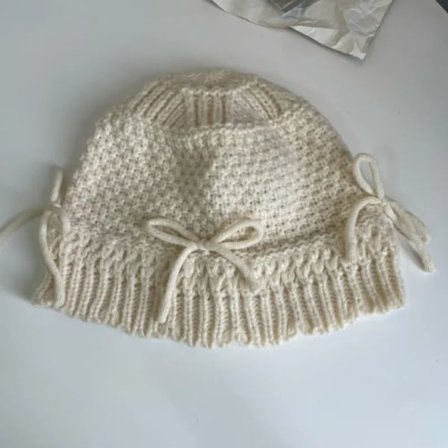 Stickade Bucket Hats Damhattar VIT