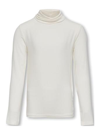 Koglela Life L/S Rollneck Top Jrs Tops T-shirts Turtleneck White Kids Only