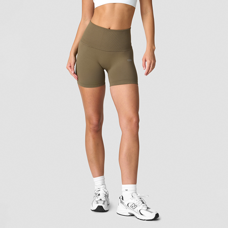 ICANIWILL Define Seamless Shorts med lomme Beige