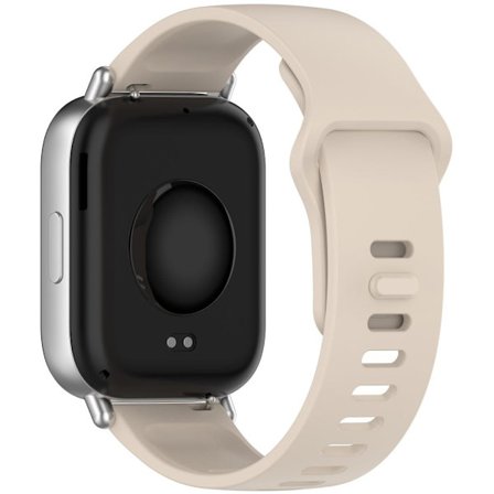 Xiaomi Redmi Watch 5 Active Silikonarmband Färgglatt armband med spänne - Elfenben Vit