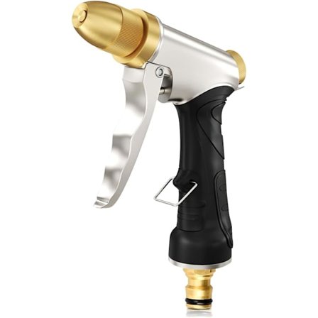 Vattenslangspistol i metall för trädgård och biltvätt, Metall