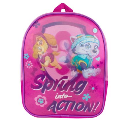Paw Patrol Spring Into Action Lenticular Ryggsäck En Storlek Rosa