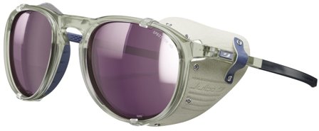 Julbo Millenium Shiny Translucent Army Spectron Hd 3 Polarized Silver Flash Army Green / White / Blue Silver Flash