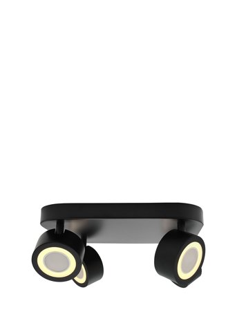 Nordlux Clyde 4-Spot | Loftlampe - Black - W28CM