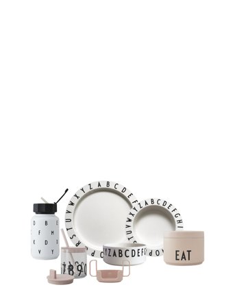 Eat & Learn Tritan Gift Box Premium Pink Design Letters