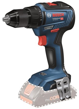Bosch GSR 18V-55 Skruvdragare utan batteri och laddare, Maskiner