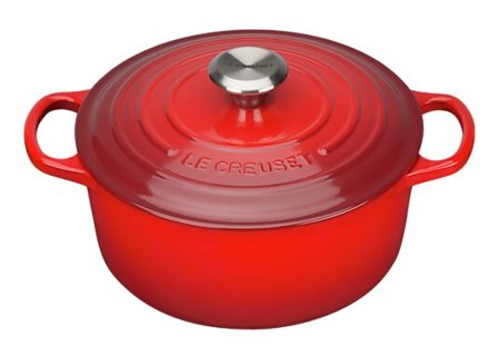 LE CREUSET Støpejernsgryte Rund 24cm/4,2L Signature Cerise