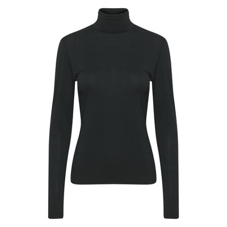 Gestuz SividaGZ wool rollneck , Zwart , Dames , Maat: M Coltruien