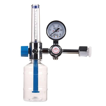 Zinklegering til ventil Medicinsk iltregulator Trykmålere Flowmålere Måler Sundhed