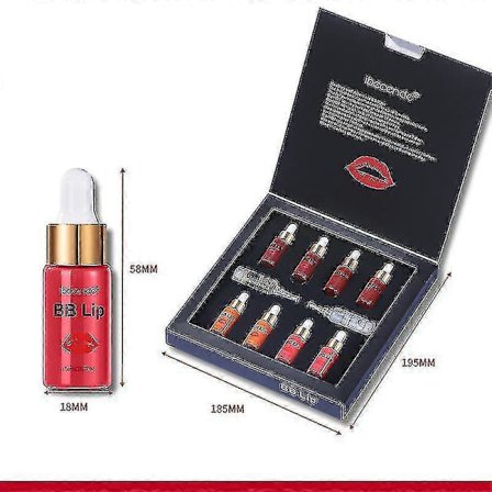 Bb Lip Serum Kit Semi-permanent Läppmakeup Ampull Essens Återfuktande Och Färgande Läppvård