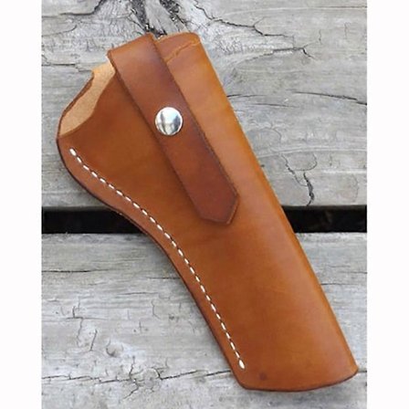 Western Cowboy Gunfighter Revolver Hylster Rig Lær Pistolholder Steampunk Belteveske Drop Loop LARP Kit For 6 Tommers Løp