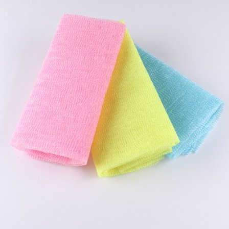 Eksfolierende vaskeklut Håndkle 4 stk Japansk vaskeklut Nylon Skjønnhet Hud Bad Vaskeklut Svamp Koreansk Loofah Bad