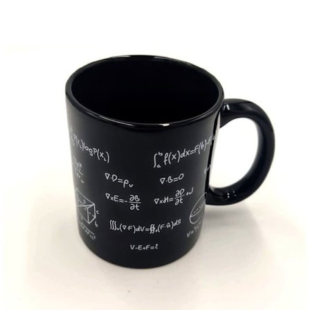 Mugg - kopp - mazagran Dr. troll Kopp fylld med matematisk formel