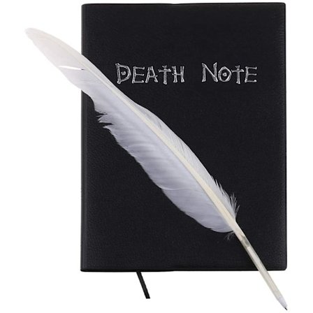 Death Note Notebook Anime Dagbok med Penn og Kjede for Anime