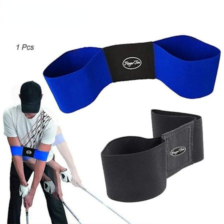 Profesjonell elastisk golf swing trener svart