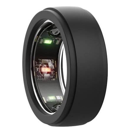 Silikonisuojus Samsung Galaxy Ring / Oura Ring koko M - Musta