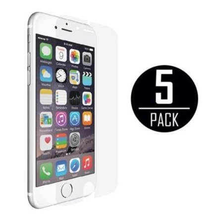 5st Skärmskydd till Iphone 6/6s Plus 5.5" + Putsduk