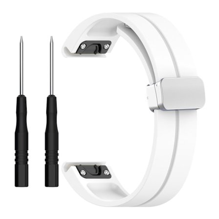 Lämplig för Garmin Fenix7x klockarmband Fenix7 6 5 snabb frigöring magnetiskt fällbart spänne rem