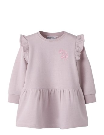 name it Nmftilde Nreg Swe Dress Unb Pb - Pink - 104