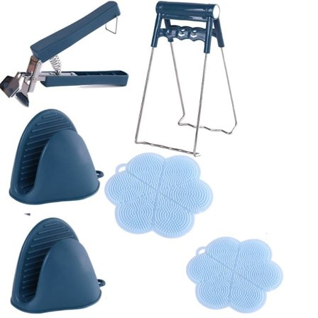 Rustfrit stål husholdning anti-skoldning dampkoger bakkeholder,