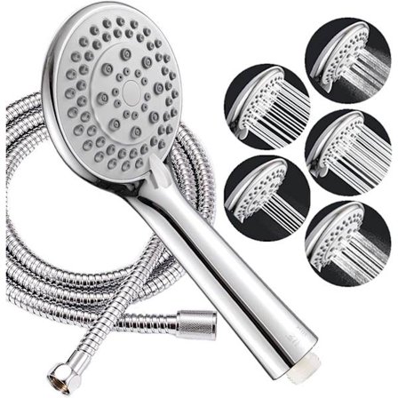 Stor brusehoved, vandbesparende badehåndbrusere, Anti Limes