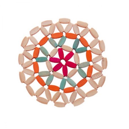 Bambusunderlägg för varma rätter (8-pack) Bordsskydd, Underlägg för varm te- eller kaffekanna, tallrikar och kastruller (5,9 tum)