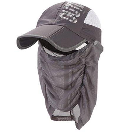 Kvindesolhat med Aftagelig Klap, Foldbar Baseballkasket med Bred Skygge