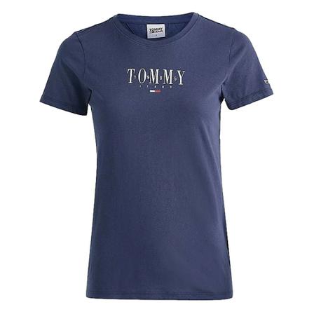 Tommy Jeans, T-shirt Blauw, Dames, Maat:ONE Size
