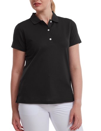 FootJoy Stretch Pique Solid - Black - M