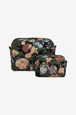 House Nordic - Necessärer, Zoe - set om 2 - Svart - Badrumstillbehör - Från Homeroom