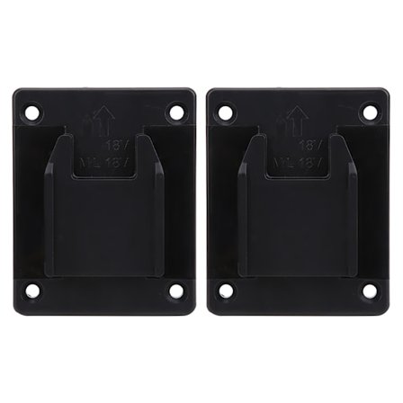 2 st lämpliga för Milwaukee M18 18v / 20V elverktyg maskin vägg hylla fixeringsenheter