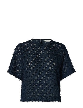 Selected | Slfmarion Ss O-Neck Top Ex | 40