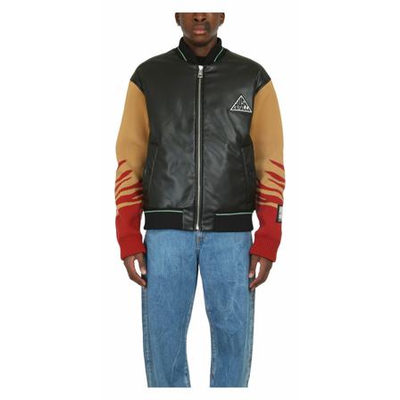 Just Cavalli, Bomber Jackets Zwart, Heren, Maat:S
